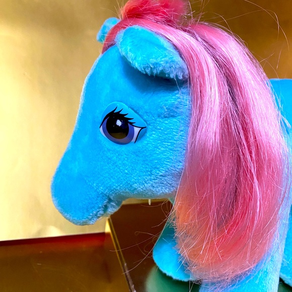 MY LITTLE PONY G1 1985 ORIGINAL HASBRO SOFTIES BOW TIE PONY COLLECTIBLE PLUSH - Picture 5 of 15
